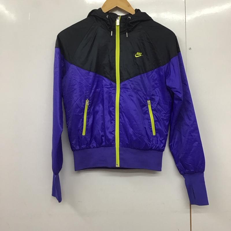 ナイキ NIKE ジャケット、上着 ジャケット、ブレザー 354693-474 フード付き スポーツウェア S ロゴ、文字 黒 / ブラック / X 青 / ブルー /  メンズ USED 古着 中古 10142153