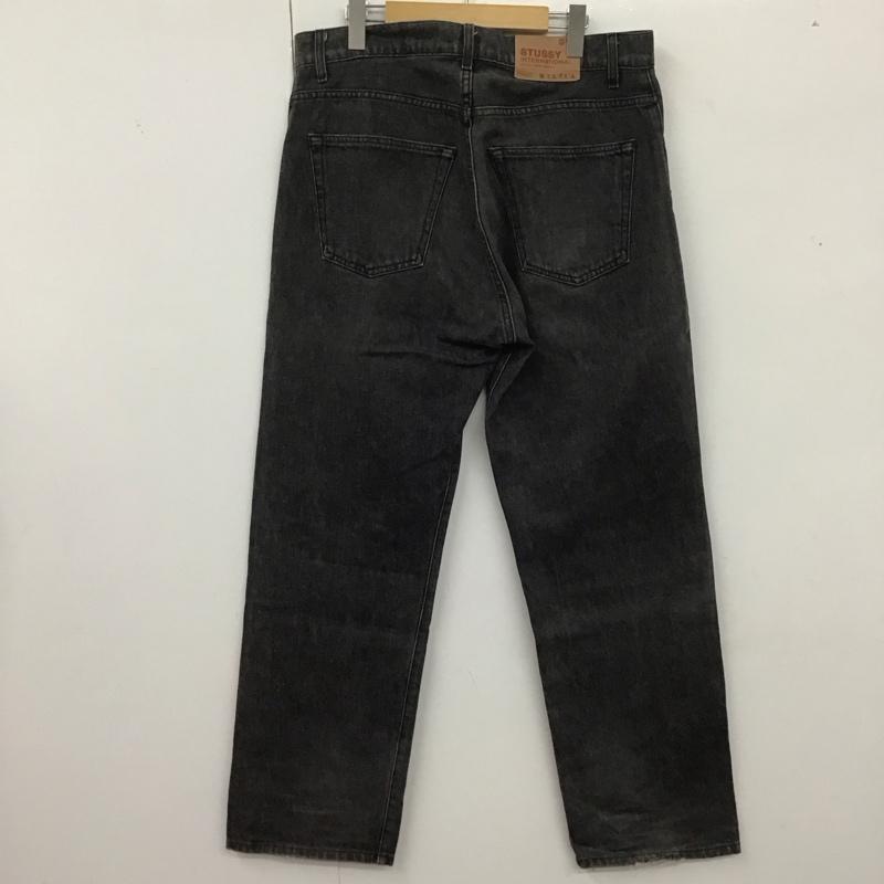 ステューシー STUSSY パンツ デニム、ジーンズ デニムパンツ ワイドパンツ カジュアルパンツ 90s 34インチ 無地 黒 / ブラック /  メンズ USED 古着 中古 10125337