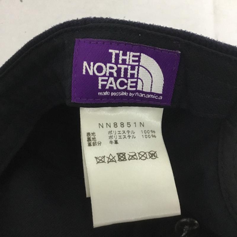 ザノースフェイス THE NORTH FACE 帽子 キャップ NN8851N パープルレーベル コーデュロイ ロゴ、文字 紺 / ネイビー /  メンズ USED 古着 中古 10138132
