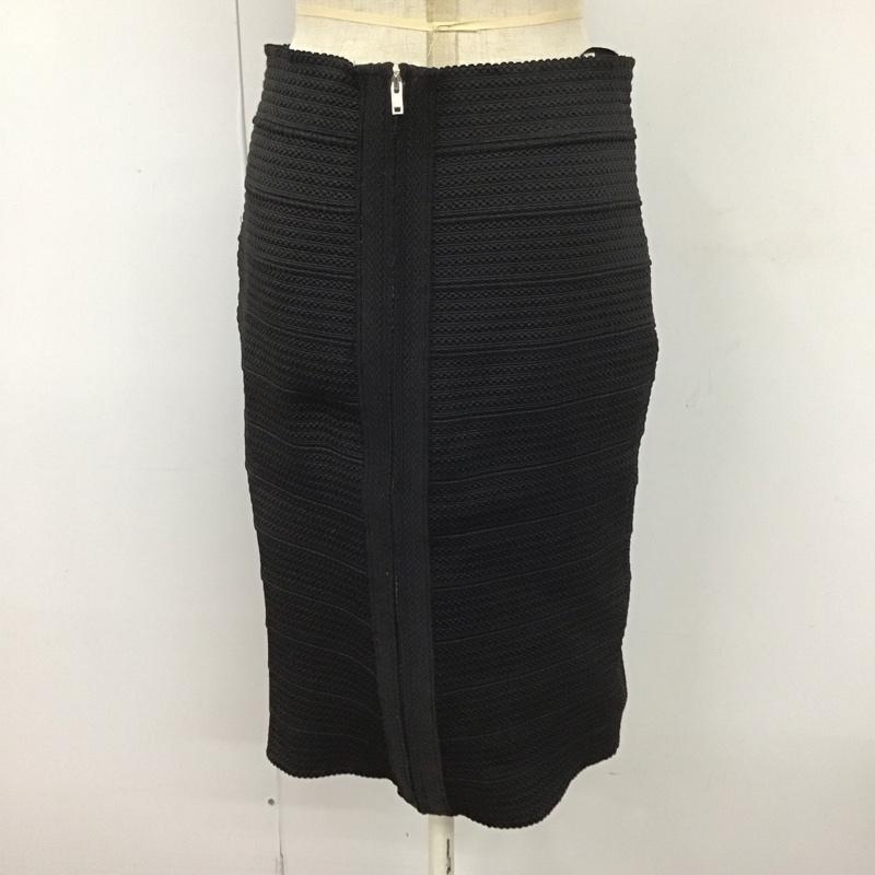 ザラベーシック ZARA BASIC スカート ひざ丈スカート 1752 051 800 フルジップ タイトスカート M  黒 / ブラック /  レディース USED 古着 中古 10112560