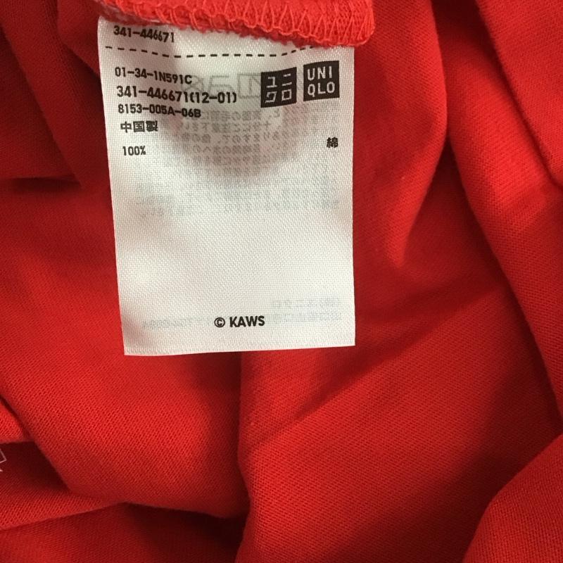 ユニクロ UNIQLO Tシャツ 半袖 341-446671 UNIQLO×KAWS UT グラフィックTシャツ 半袖カットソー プリントTシャツ XXL プリント 赤 / レッド /  メンズ USED 古着 中古 10106544