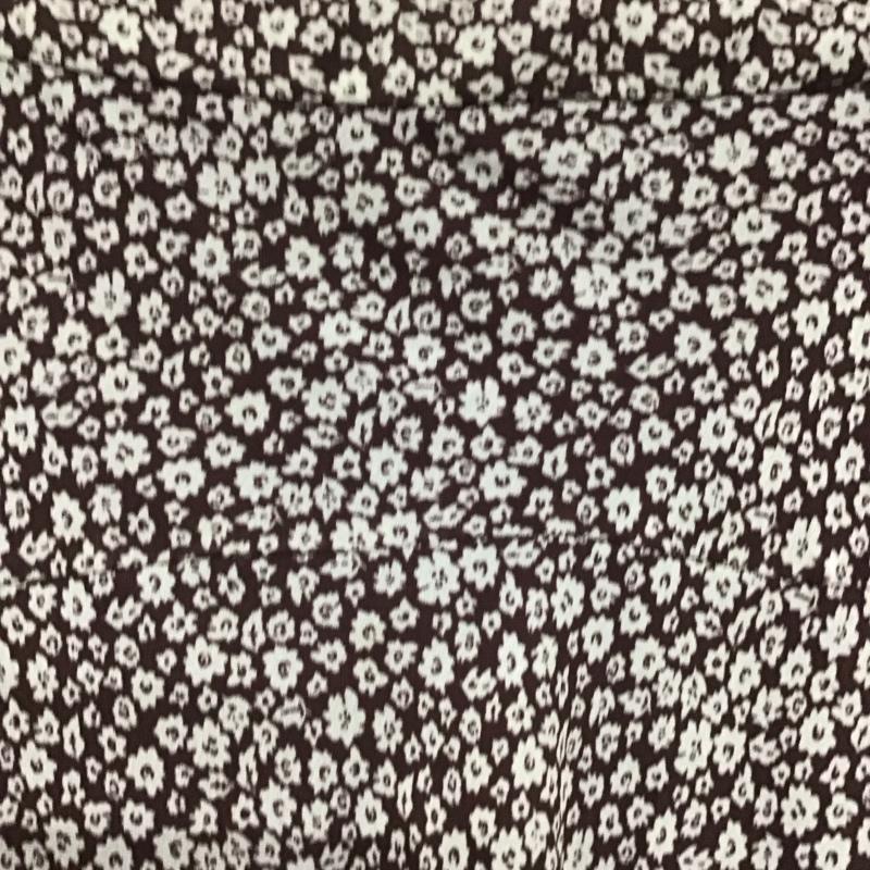 ローリーズファーム LOWRYS FARM スカート ロングスカート ロングスカート タイトスカート ストレッチ FREE プリント 茶 / ブラウン /  レディース USED 古着 中古 10142686