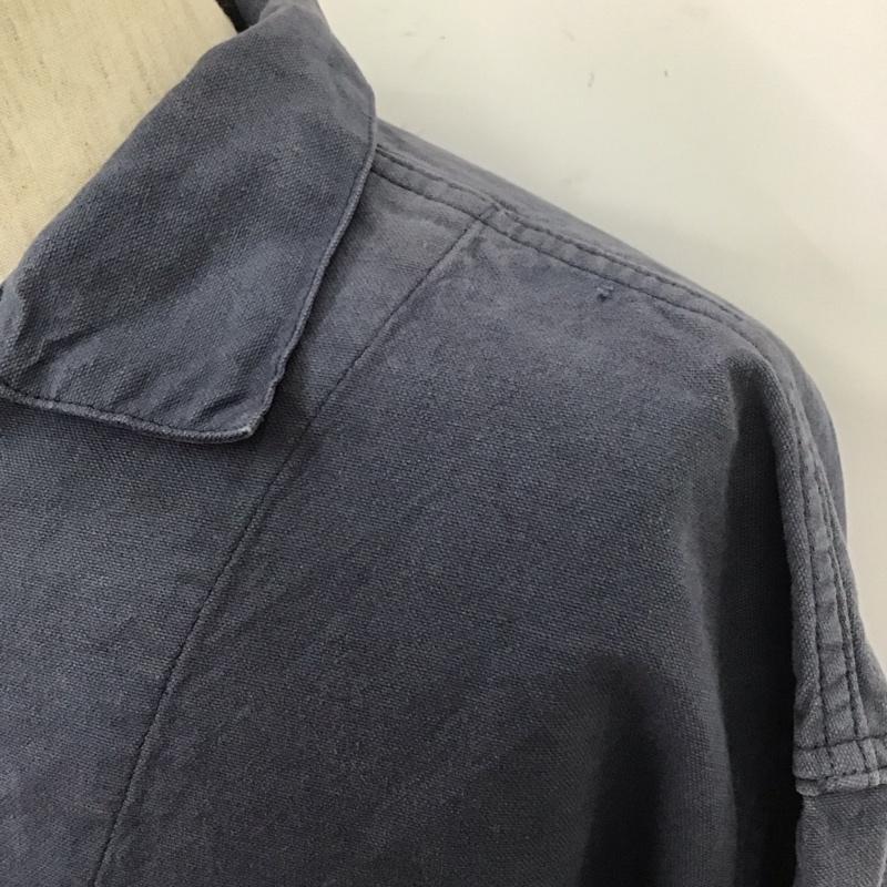 古着 USED シャツ、ブラウス 長袖 Cap Frehel フィッシャーマン スモック ユーロ古着 54 無地 紺 / ネイビー /  メンズ USED 古着 中古 10109753