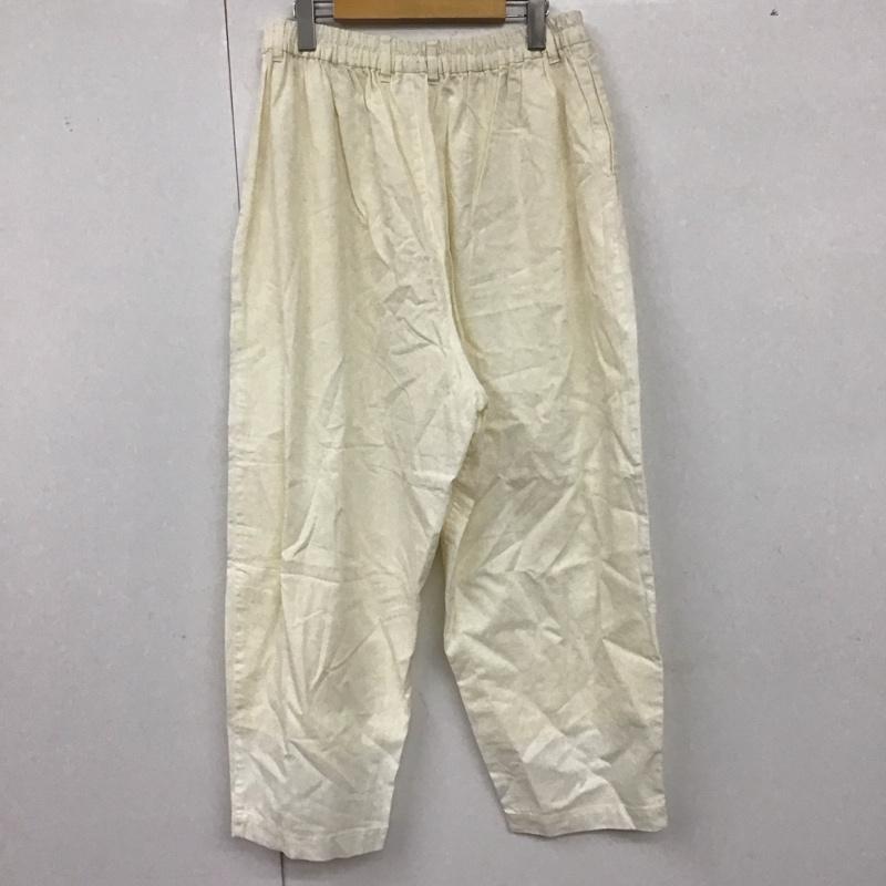 ニコアンド niko and... ボトムス ボトムス L 無地 白 / ホワイト /  レディース USED 古着 中古 10129570