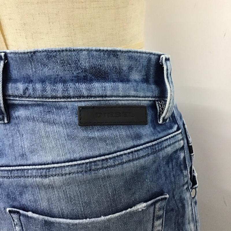 ディーゼル DIESEL パンツ デニム、ジーンズ デニムパンツ スリムパンツ カジュアルパンツ ストレッチパンツ 無地 インディゴ / インディゴ /  レディース USED 古着 中古 10115952