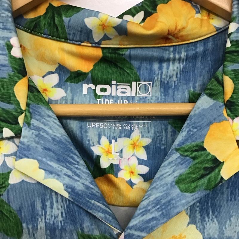 ロイヤル roial シャツ、ブラウス 半袖 半袖シャツ プリントシャツ ポケットシャツ アロハシャツ L プリント マルチカラー / マルチカラー /  メンズ USED 古着 中古 10140529