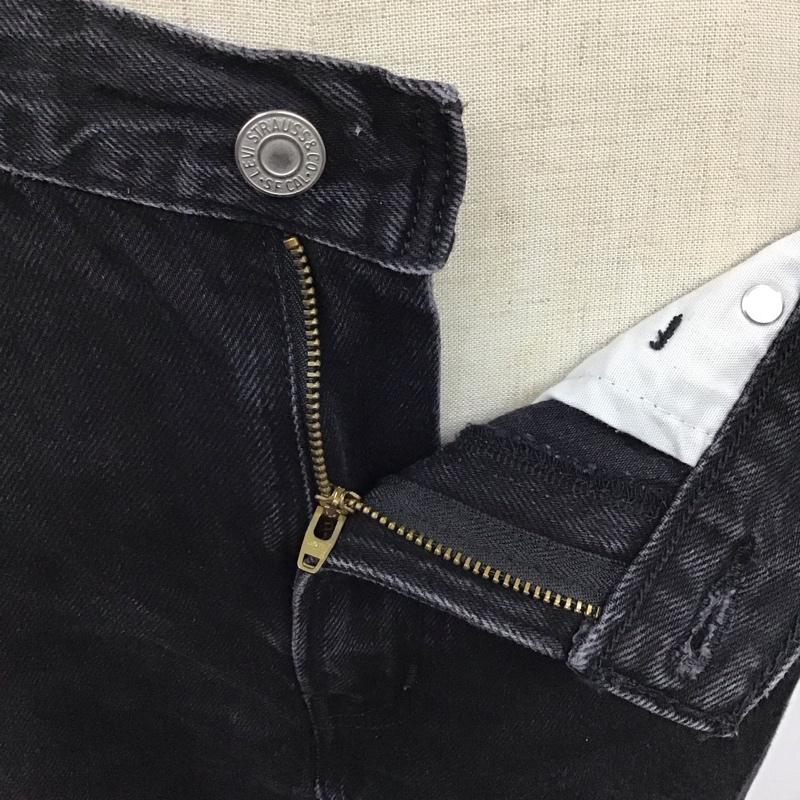 リーバイス Levi s パンツ デニム、ジーンズ 28インチ 無地 黒 / ブラック /  レディース USED 古着 中古 10121270