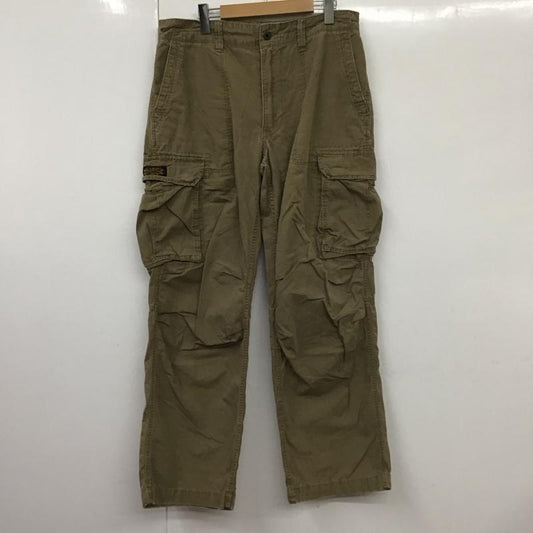 ラルフローレン RALPHLAUREN パンツ ワークパンツ、ペインターパンツ ワークパンツ ワイドパンツ カジュアルパンツ カーゴパンツ 34インチ 無地 ベージュ / ベージュ /  メンズ USED 古着 中古 10131299