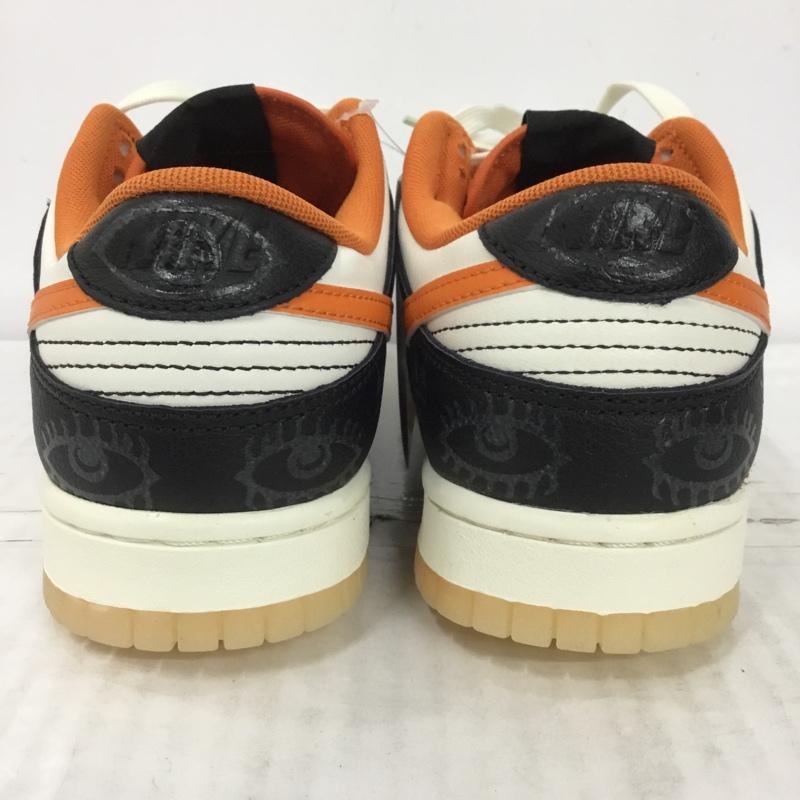 ナイキ NIKE スニーカー スニーカー DD3357-100 DUNK LOW RETRO PREMIUM 26cm 箱有 26.0cm ロゴ、文字 白 / ホワイト / X 黒 / ブラック / X 橙 / オレンジ /  メンズ USED 古着 中古 10124199