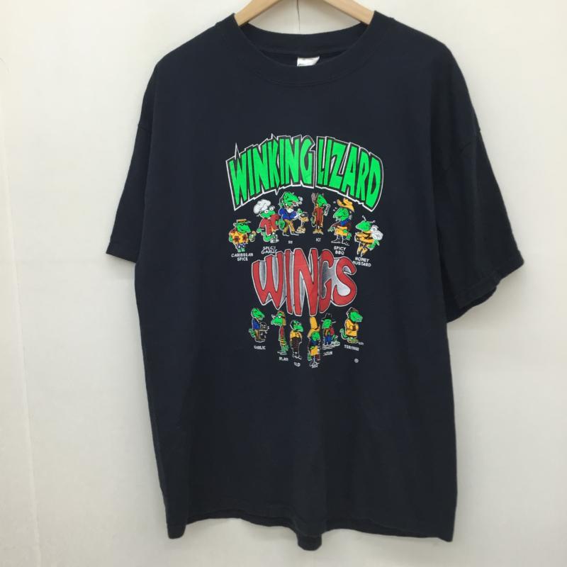 ギルダン GILDAN Tシャツ 半袖 US古着 XL キャラクター 黒 / ブラック /  メンズ USED 古着 中古 10133845