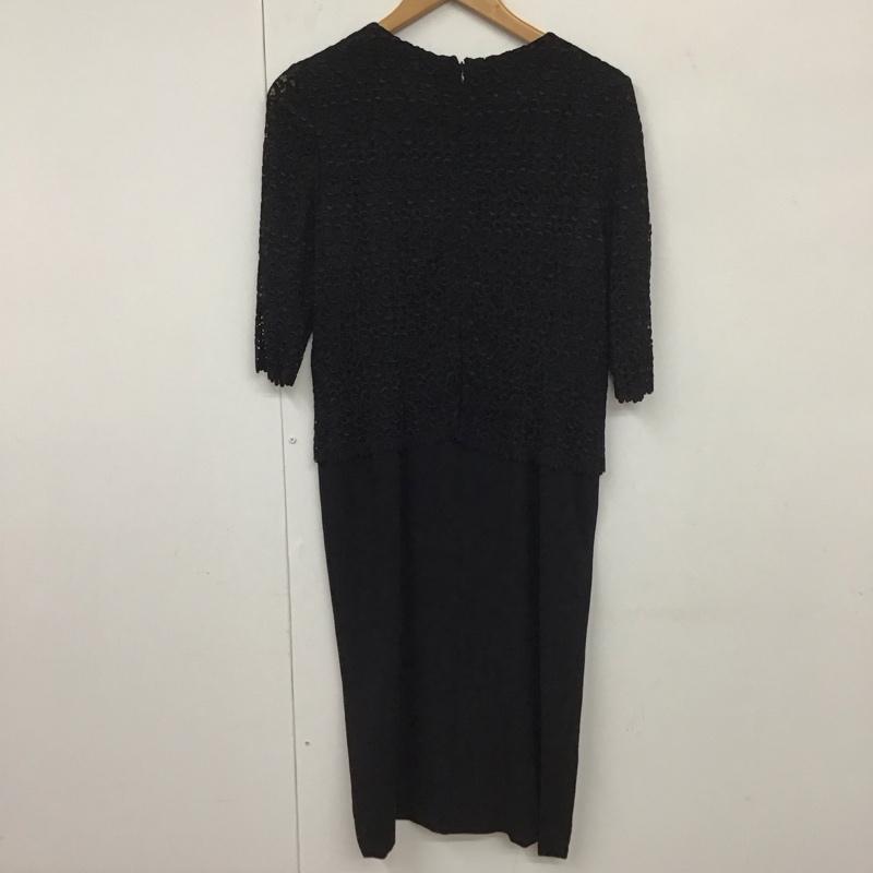クロエ Chloe ワンピース ひざ丈スカート 無地 黒 / ブラック /  レディース USED 古着 中古 10131134