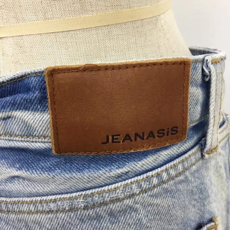 ジーナシス JEANASIS パンツ デニム、ジーンズ JS050064N9 デニムジーンズ スリムパンツ カジュアルパンツ S ダメージ加工 インディゴ / インディゴ /  レディース USED 古着 中古 10110105