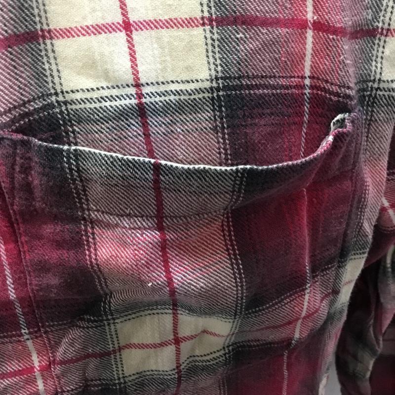 古着 USED シャツ、ブラウス 長袖 長袖シャツ チェックシャツ カジュアルシャツ 古着 XL チェック マルチカラー / マルチカラー /  メンズ USED 古着 中古 10106574