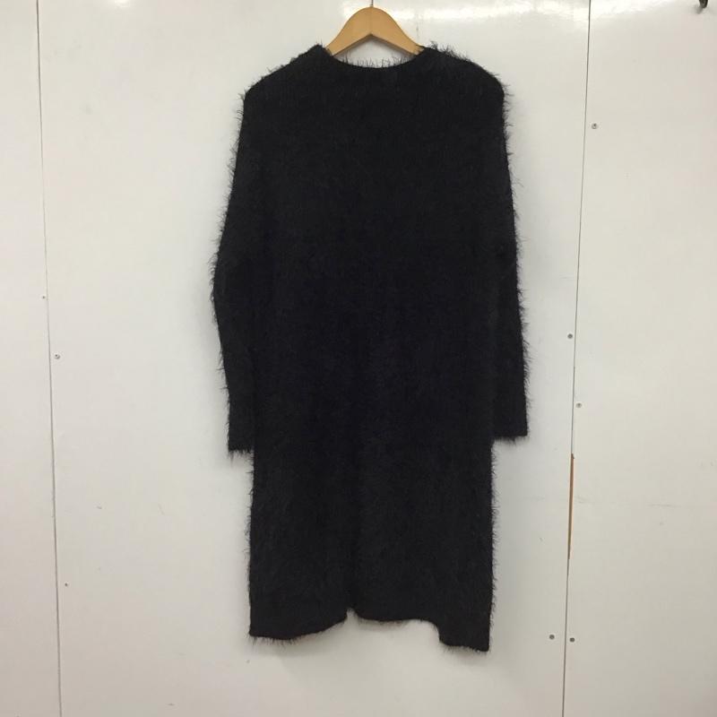 ナイスクラップ NICE CLAUP カーディガン 長袖 無地 黒 / ブラック /  レディース USED 古着 中古 10137474