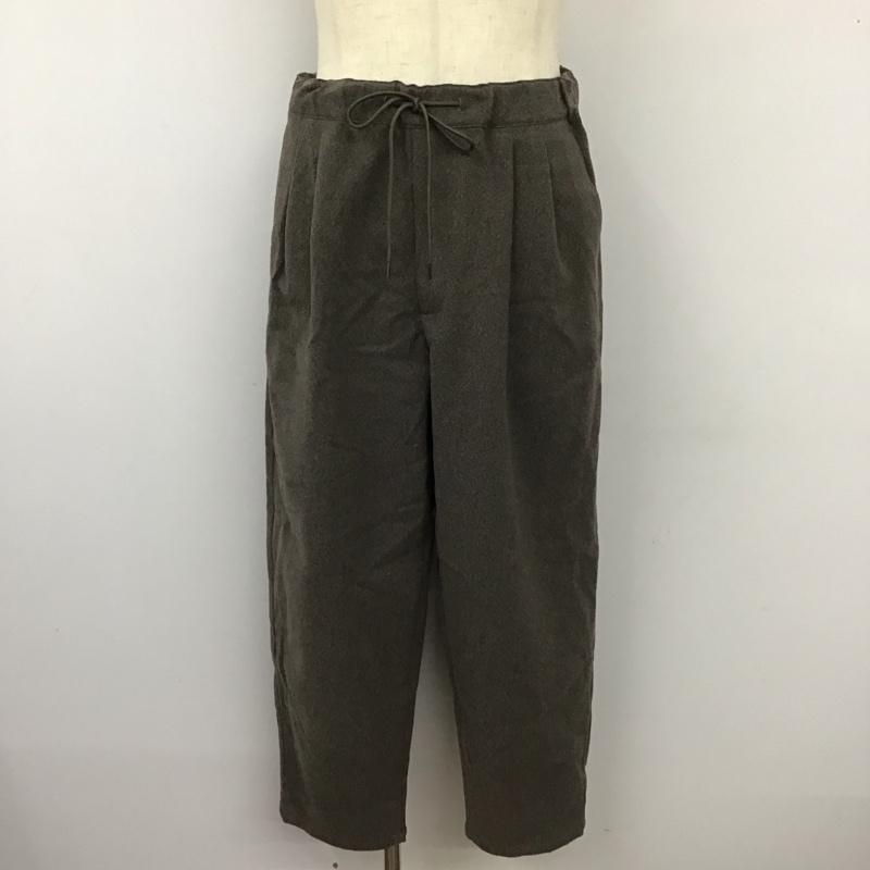ジャーナルスタンダード JOURNAL STANDARD パンツ スラックス 20-030-600-2190-3-0 ボトム カジュアルパンツ ワイドパンツ スラックス L 無地 茶 / ブラウン /  メンズ USED 古着 中古 10112727