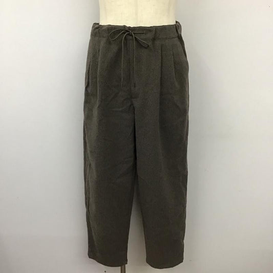 ジャーナルスタンダード JOURNAL STANDARD パンツ スラックス 20-030-600-2190-3-0 ボトム カジュアルパンツ ワイドパンツ スラックス L 無地 茶 / ブラウン /  メンズ USED 古着 中古 10112727