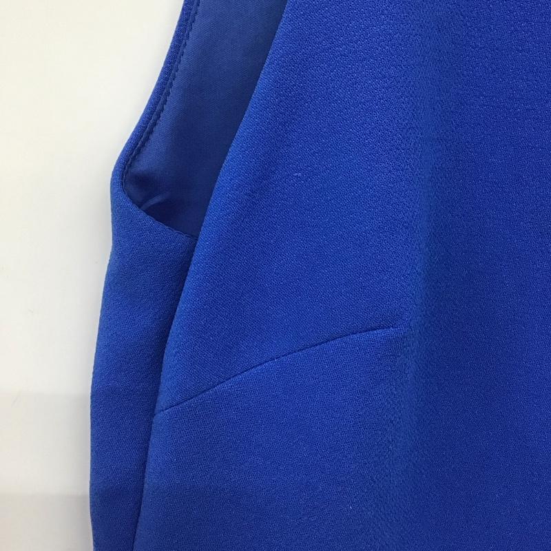 ザラ ZARA ワンピース ミニスカート ノースリーブワンピース ミニワンピース タイトワンピース S 無地 青 / ブルー /  レディース USED 古着 中古 10128895