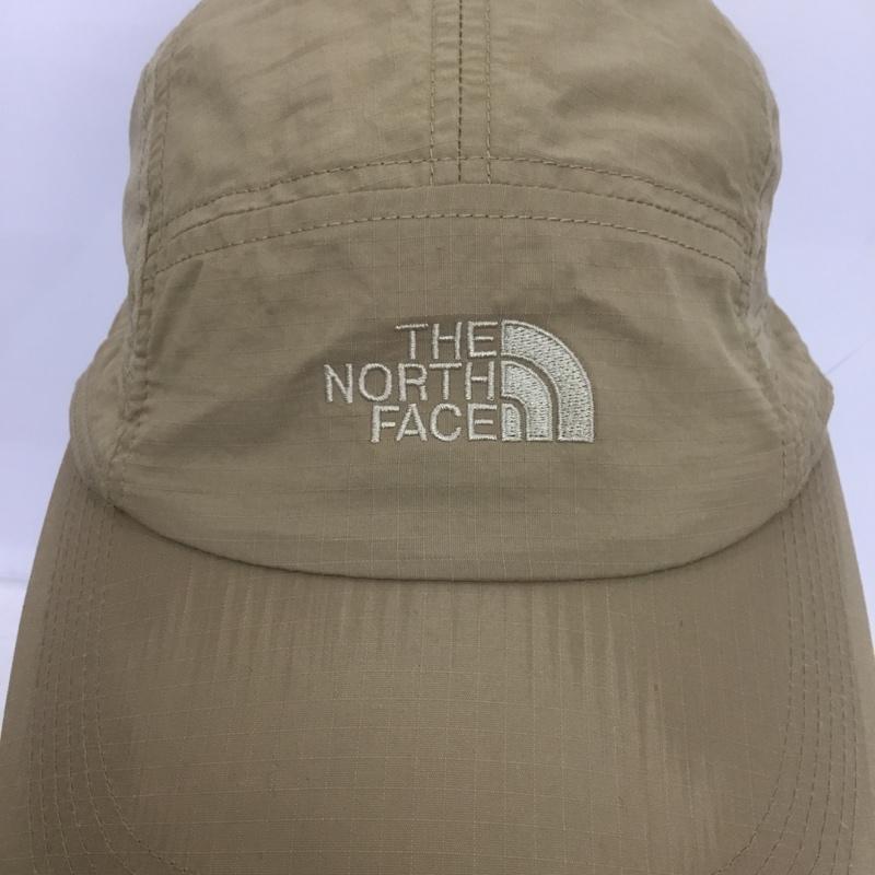 ザノースフェイス THE NORTH FACE 帽子 キャップ NN02308 サンシールドキャップ ロゴ、文字 ベージュ / ベージュ /  メンズ USED 古着 中古 10137145