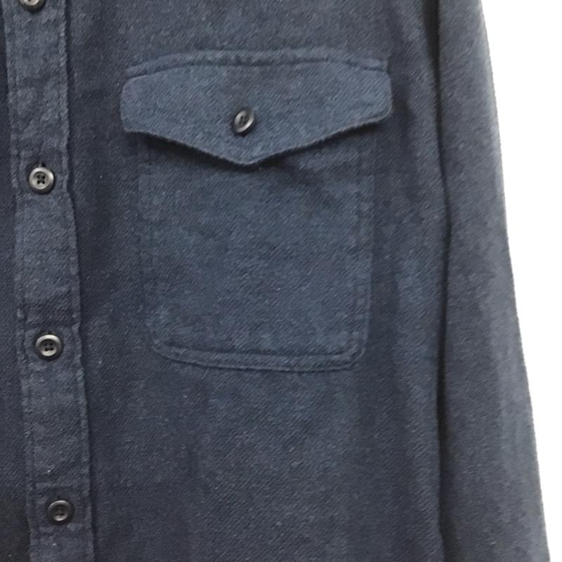 パタゴニア patagonia シャツ、ブラウス 長袖 長袖シャツ 無地シャツ カラーシャツ L 無地 紺 / ネイビー /  メンズ USED 古着 中古 10139846