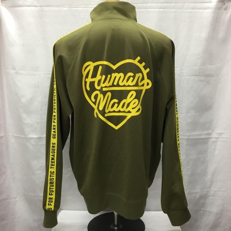 ヒューマンメード HUMAN MADE ジャケット、上着 ジャケット、ブレザー ジップアップジャケット ジャンパー スタンドカラージャケット カジュアルジャケット ジャージ XL ロゴ、文字 カーキ / カーキ /  メンズ USED 古着 中古 10106461