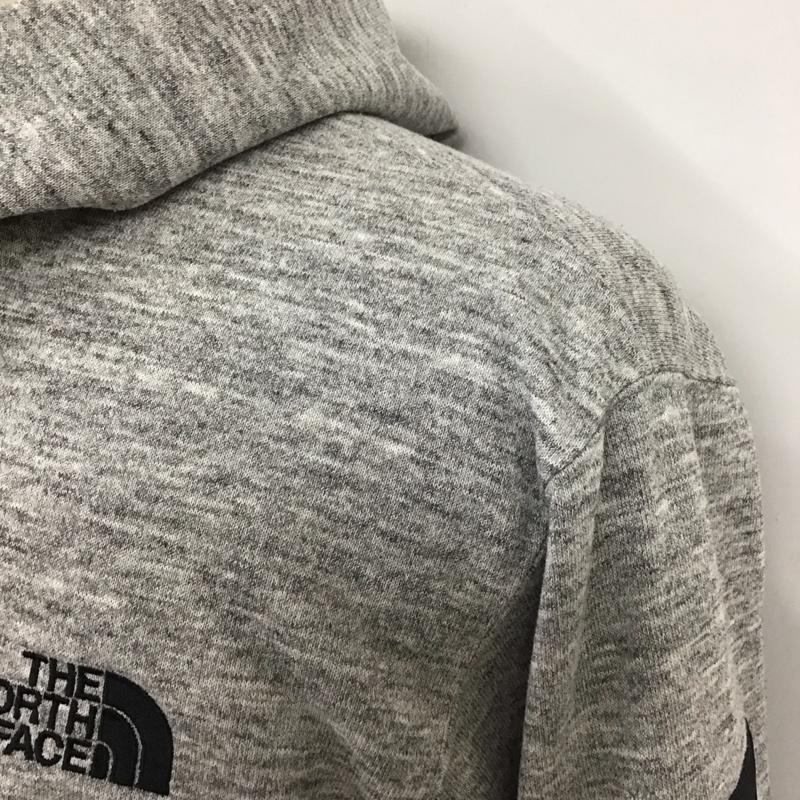ザノースフェイス THE NORTH FACE パーカー 長袖 NT12140 スクエアロゴ フルジップ XL ロゴ、文字 灰 / グレー /  メンズ USED 古着 中古 10116514