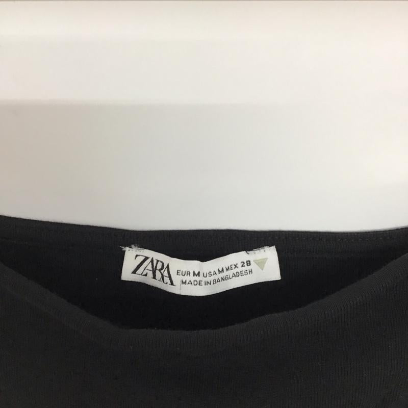 ザラ ZARA キャミソール キャミソール キャミソール ノースリーブカットソー M 無地 黒 / ブラック /  レディース USED 古着 中古 10135017
