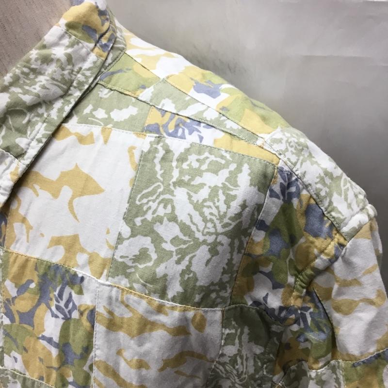 ステューシー STUSSY シャツ、ブラウス 半袖 半袖シャツ カラーシャツ 半袖カットソー パッチワークシャツ 00s M プリント マルチカラー / マルチカラー /  メンズ USED 古着 中古 10115634