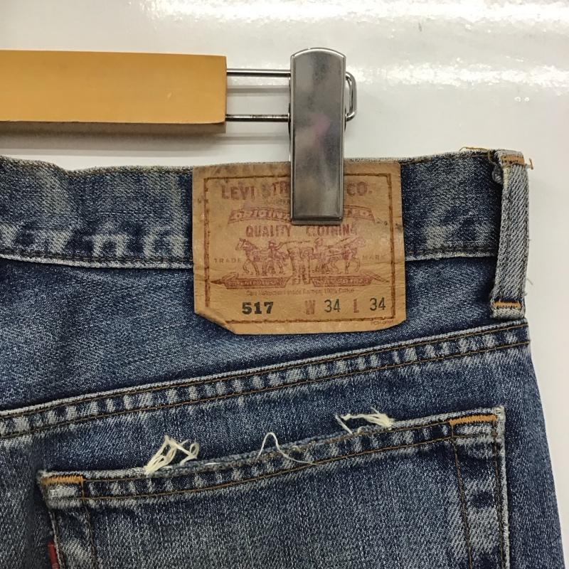 リーバイストラウスアンドコー Levi Strauss & co. パンツ デニム、ジーンズ デニムパンツ ワイドパンツ カジュアルパンツ ストレッチパンツ 34インチ 無地 インディゴ / インディゴ /  メンズ USED 古着 中古 10146551