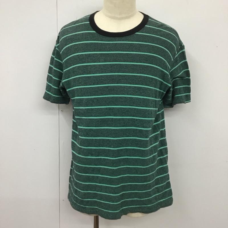 クーティー COOTIE Tシャツ 半袖 半袖カットソー プリントTシャツ クルーネックカットソー L ボーダー柄 マルチカラー / マルチカラー /  メンズ USED 古着 中古 10113141