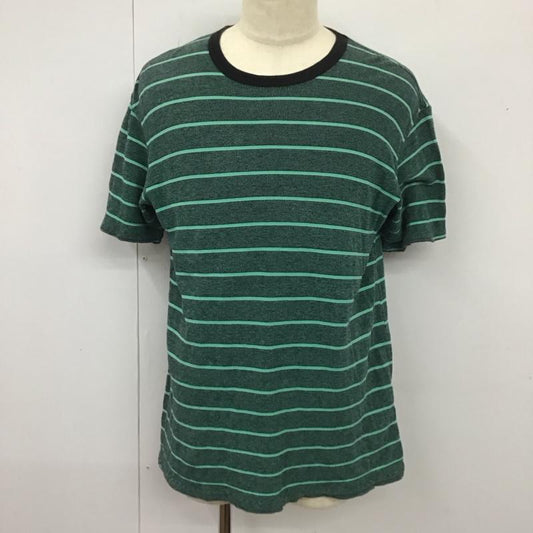 クーティー COOTIE Tシャツ 半袖 半袖カットソー プリントTシャツ クルーネックカットソー L ボーダー柄 マルチカラー / マルチカラー /  メンズ USED 古着 中古 10113141