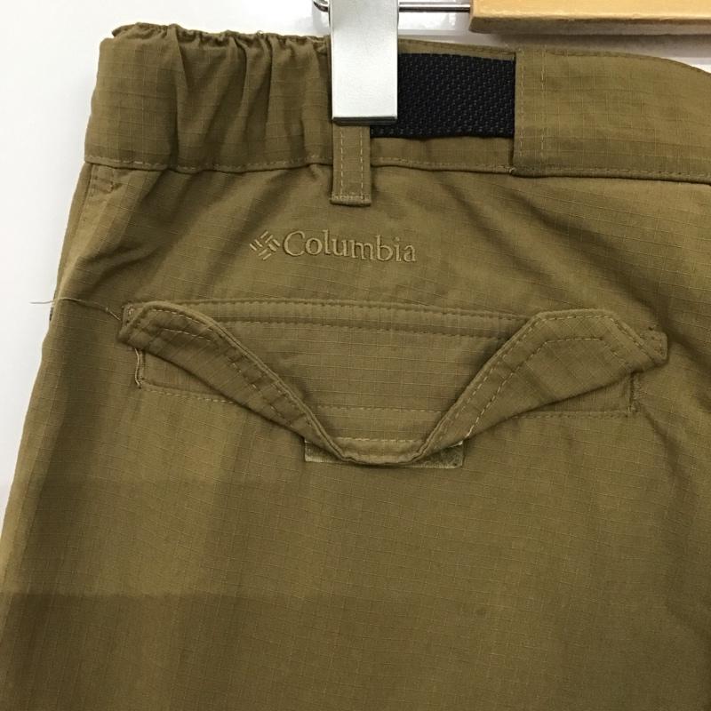 コロンビア Columbia パンツ ワークパンツ、ペインターパンツ ワークパンツ ワイドパンツ カジュアルパンツ L 無地 カーキ / カーキ /  メンズ USED 古着 中古 10140722