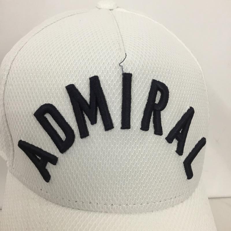 ニューエラ NEW ERA 帽子 キャップ ADMIRAL アーチロゴ 刺繍 白 / ホワイト /  メンズ USED 古着 中古 10140493