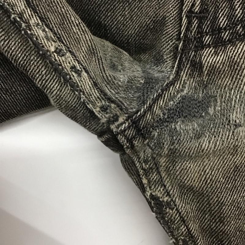 リーバイス Levi s パンツ デニム、ジーンズ デニムパンツ ワイドパンツ カジュアルパンツ 33インチ 無地 黒 / ブラック /  メンズ USED 古着 中古 10140885