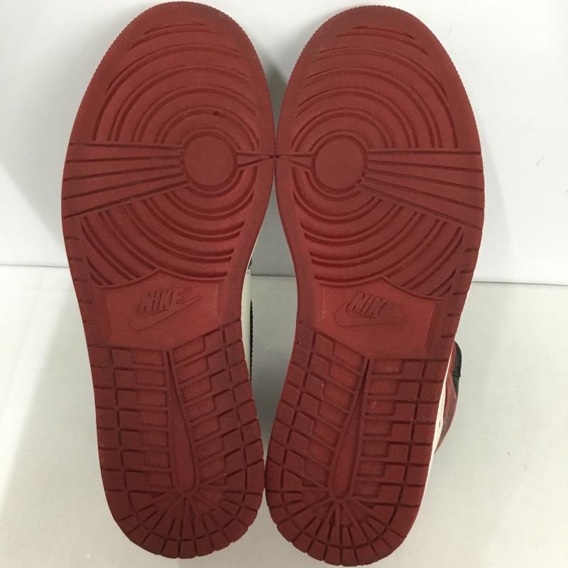 ナイキ NIKE スニーカー スニーカー 555088-610 AIR JORDAN 1 RETRO HIGH OG 28.5cm 箱有 28.5cm ロゴ、文字 黒 / ブラック / X 白 / ホワイト / X 赤 / レッド /  メンズ USED 古着 中古 10124379