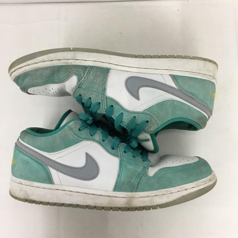 ナイキ NIKE スニーカー スニーカー DN3705-301 AIR JORDAN 1 LOW SE 26.5cm 26.5cm ロゴ、文字 白 / ホワイト / X 薄緑 / ライトグリーン / X 灰 / グレー /  メンズ USED 古着 中古 10128968