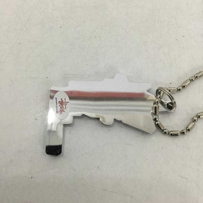 ステューシー STUSSY アクセサリー ネックレス、ペンダント ロゴ、文字 銀 / シルバー / X 黒 / ブラック /  メンズ USED 古着 中古 10146894