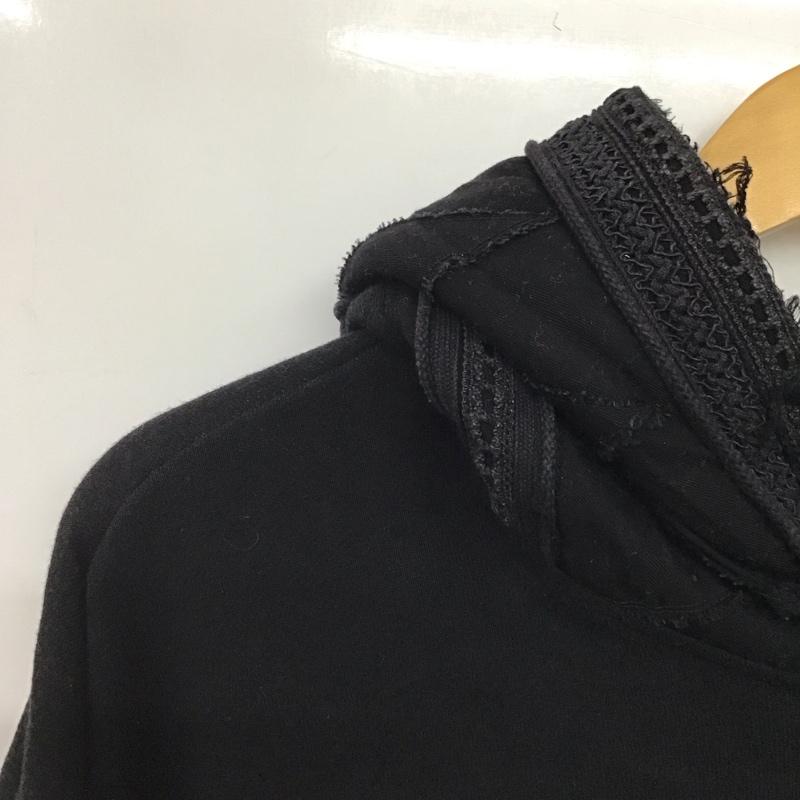 アンダーカバー UNDERCOVER パーカー 長袖 長袖パーカー プルオーバーパーカー スウェット 3 無地 黒 / ブラック /  メンズ USED 古着 中古 10141774
