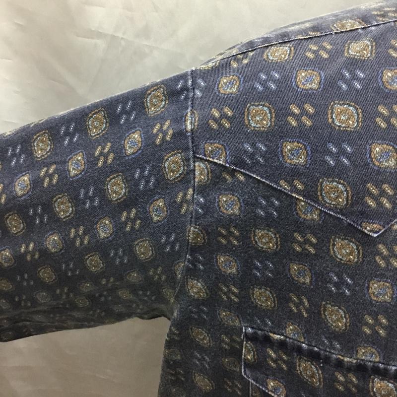 古着 USED シャツ、ブラウス 長袖 長袖シャツ カラーシャツ ポケットシャツ 長袖カットソー 総柄シャツ L プリント マルチカラー / マルチカラー /  メンズ USED 古着 中古 10120696