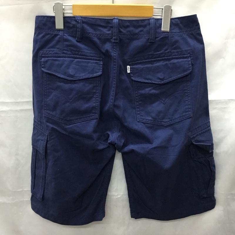 リーバイス Levi s パンツ ショートパンツ 30インチ 無地 紺 / ネイビー /  メンズ USED 古着 中古 10108779