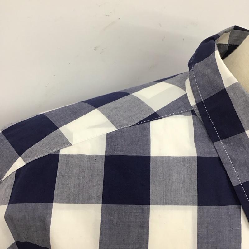 シーエムエフアウトドアガーメント CMF OUTDOOR GARMENT シャツ、ブラウス 長袖 cmf2302-s04j NEWSPAPERSHIRTS 長袖シャツ チェックシャツ M チェック 白 / ホワイト / X 青 / ブルー /  メンズ USED 古着 中古 10112581