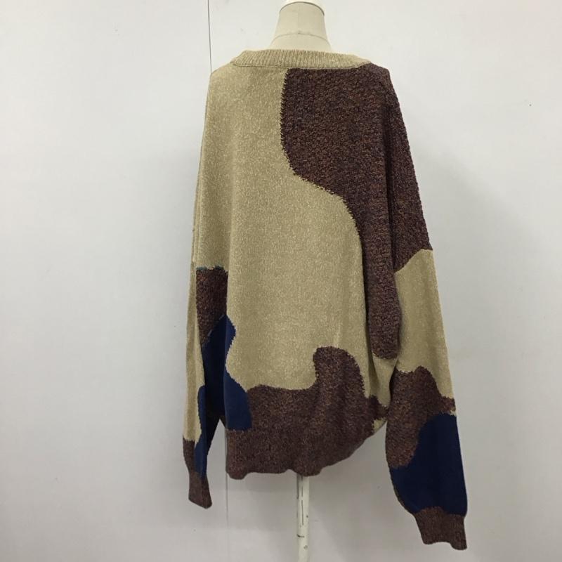 ザラ ZARA ニット、セーター 長袖 XL  マルチカラー / マルチカラー /  レディース USED 古着 中古 10119775