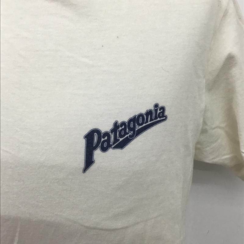パタゴニア patagonia Tシャツ 半袖 S ロゴ、文字 白 / ホワイト /  メンズ USED 古着 中古 10106012