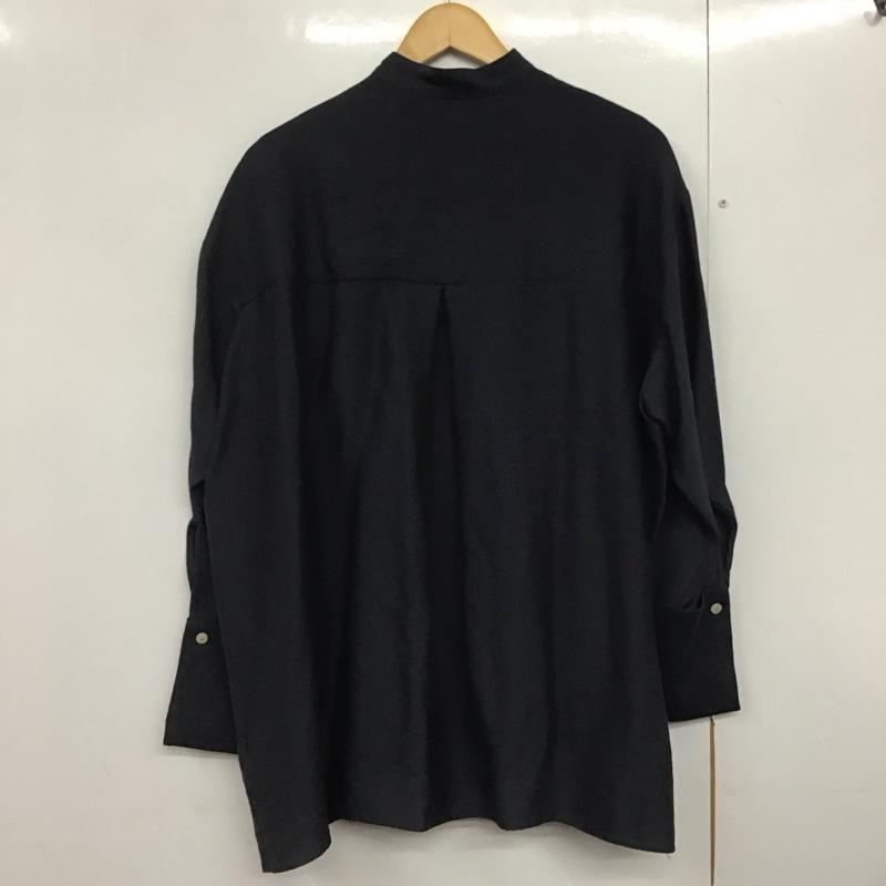 ザラ ZARA シャツ、ブラウス 長袖 無地 紺 / ネイビー /  レディース USED 古着 中古 10142768