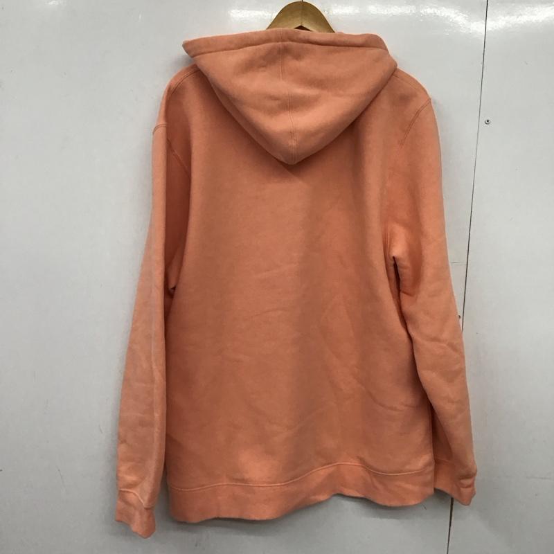 ステューシー STUSSY パーカー 長袖 長袖パーカー プルオーバーパーカー スウェット XL ロゴ、文字 橙 / オレンジ /  メンズ USED 古着 中古 10147268