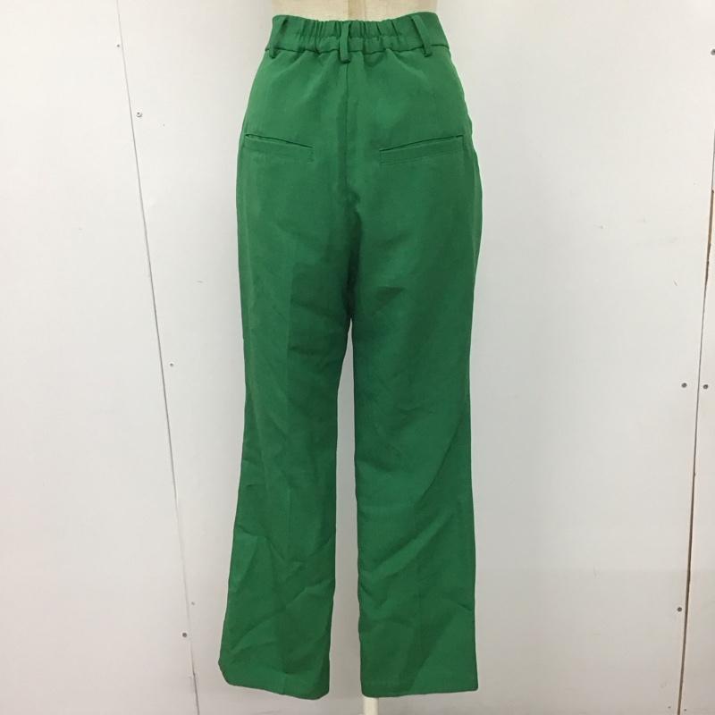 ローリーズファーム LOWRYS FARM パンツ スラックス lf522006tk カラーフレアパンツ カジュアルパンツ スラックス S 無地 緑 / グリーン /  レディース USED 古着 中古 10109518