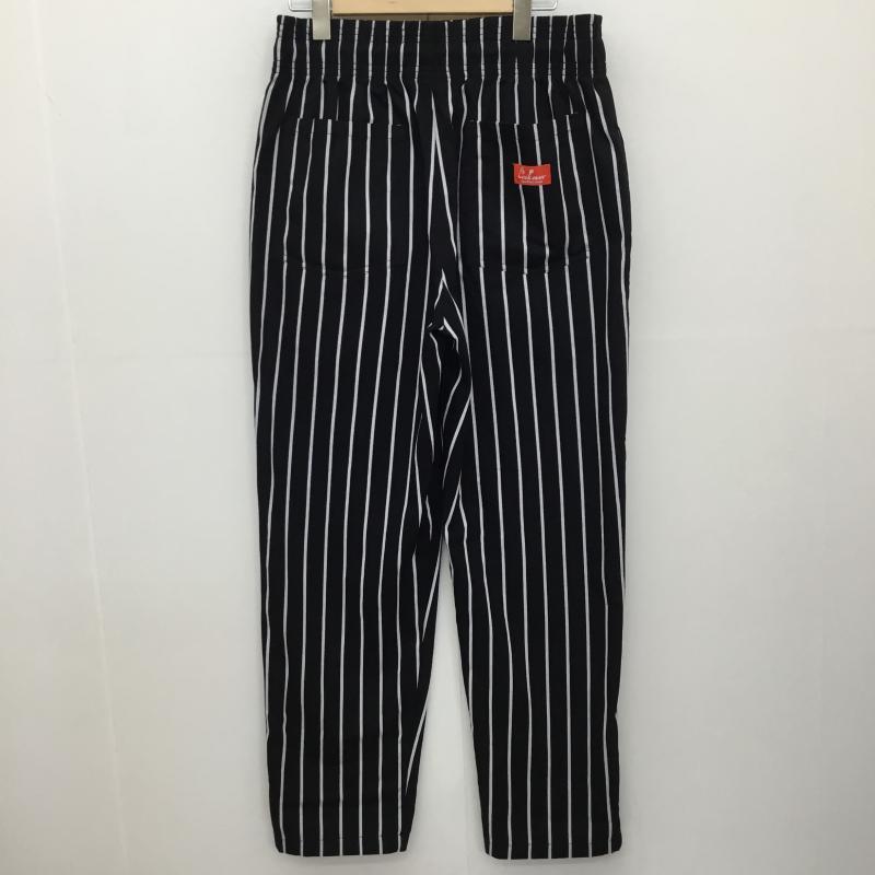 クックマン COOKMAN パンツ ワークパンツ、ペインターパンツ M ストライプ 黒 / ブラック /  レディース USED 古着 中古 10134152
