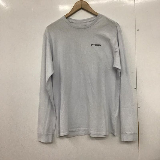 パタゴニア patagonia カットソー 長袖 38517 ロングスリーブラインロゴリッジレスポンシビリティー M ロゴ、文字 マルチカラー / マルチカラー /  メンズ USED 古着 中古 10148126