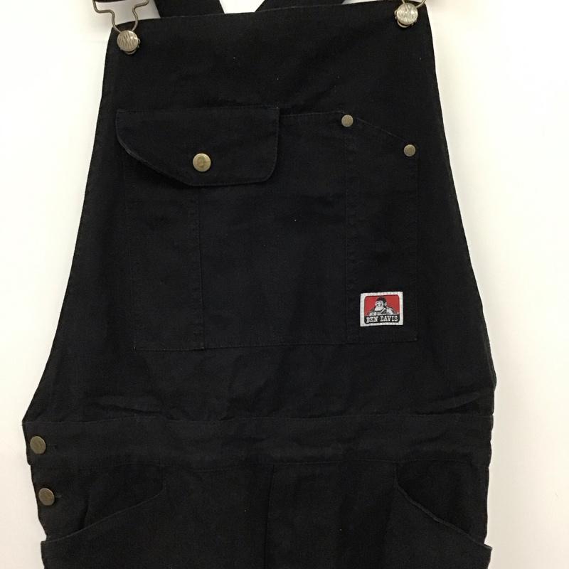 ベンデイビス BEN DAVIS サロペット・オーバーオール サロペット、オーバーオール L 無地 黒 / ブラック /  メンズ USED 古着 中古 10134441