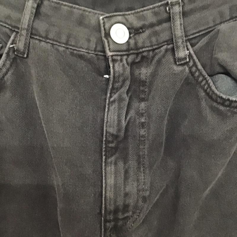 ザラ ZARA パンツ デニム、ジーンズ デニムパンツ ワイドパンツ カジュアルパンツ ストレッチパンツ 36 無地 茶 / ブラウン /  レディース USED 古着 中古 10143778