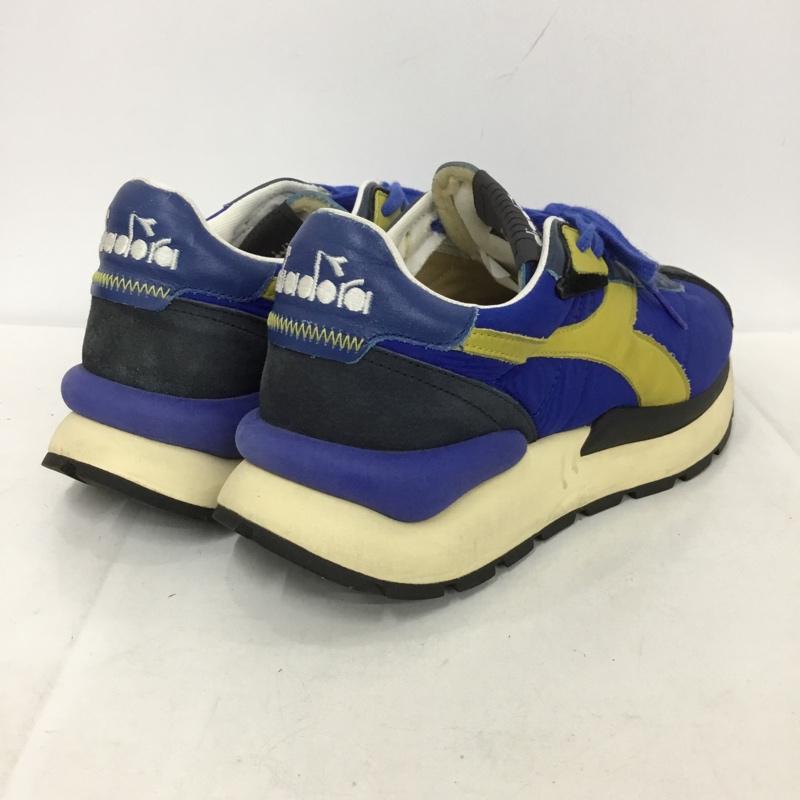 ディアドラ DIADORA スニーカー スニーカー 1012637 ローカット 27cm 27.0cm ロゴ、文字 青 / ブルー / X 黄 / イエロー /  メンズ USED 古着 中古 10136384